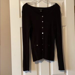 White House black market black sweater size medium